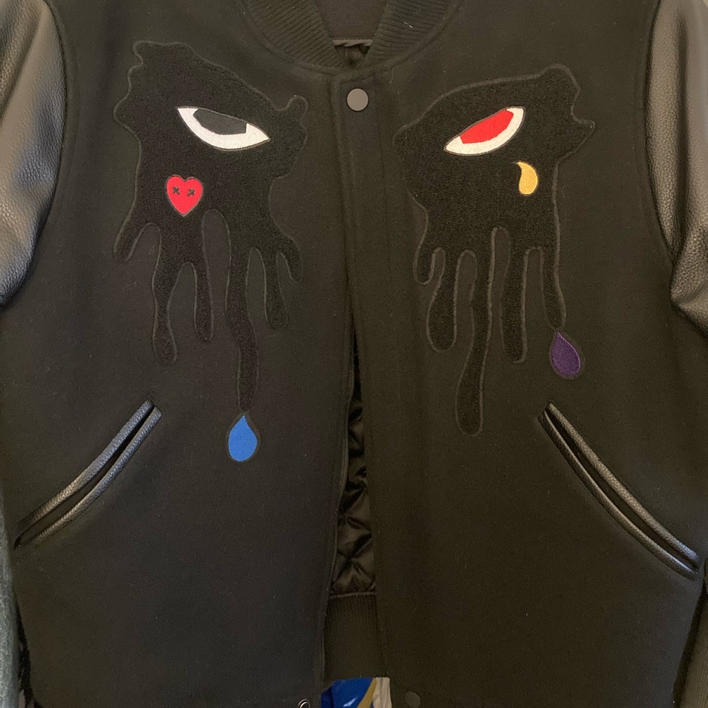 Roku Studio Broken heart Varsity Jacket